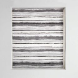 Collection Wash Stripe Daylight Roller Blind - 4ft - Grey.